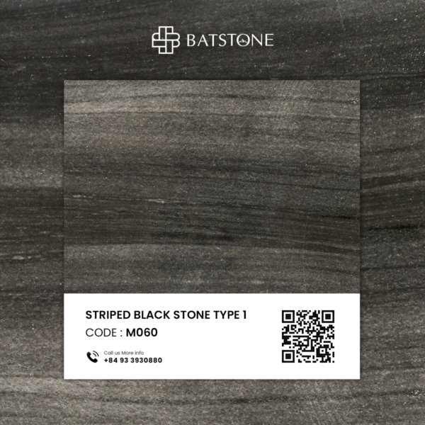 Striped black stone type 1