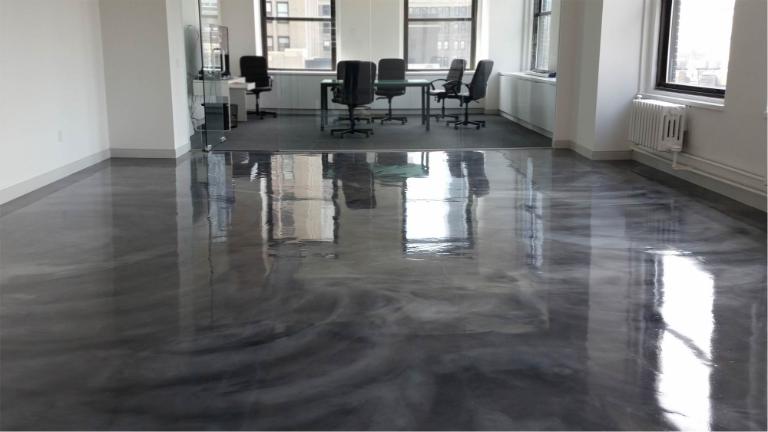 Epoxy marble flooring is a bit difficult to install