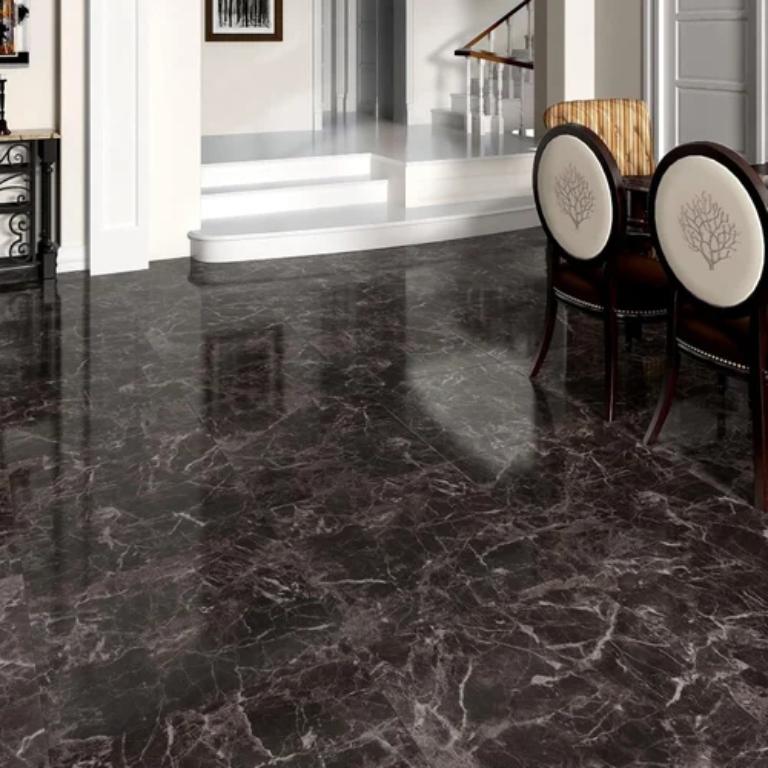 Grey marble flooring construction requires careful consideration