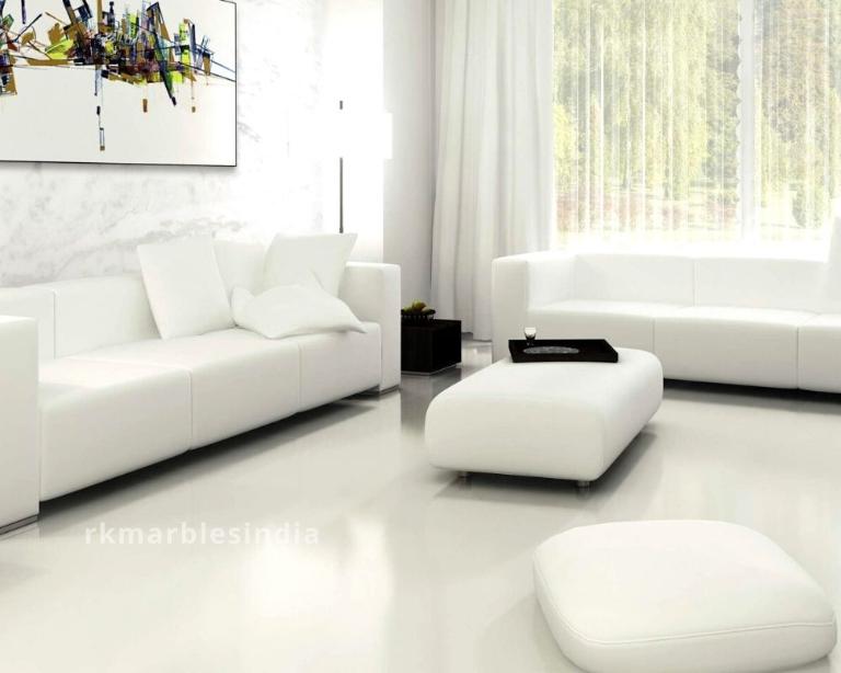 Vietnam white granite creates spacious living space