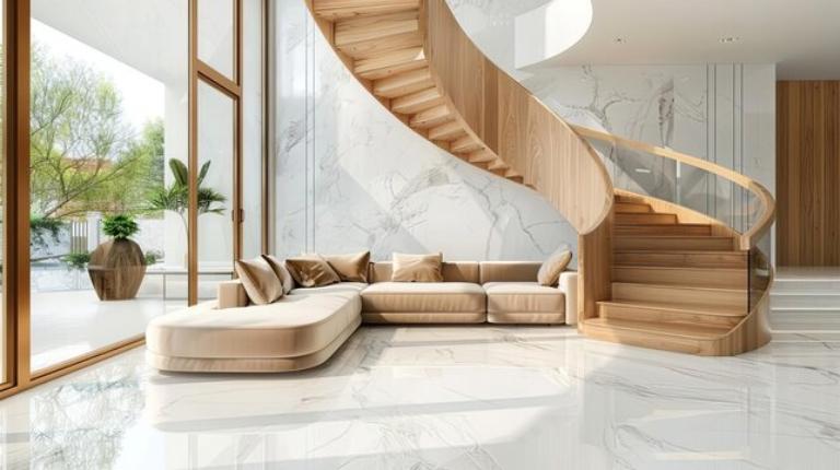 Installing marble flooring in the living room brings many benefits