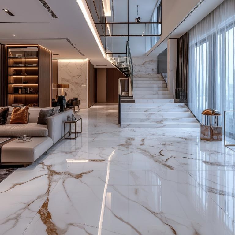 Marble has many benefits such as high durability, easy to clean