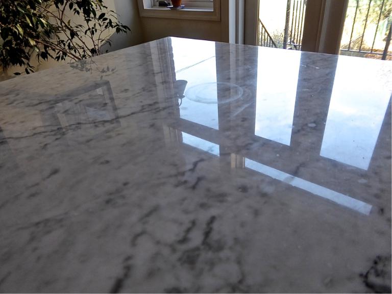 Remove stains on marble floors using natural methods